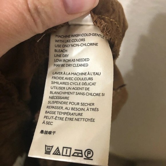 Anthropologie Highwaisted Jogger Style BoHo Pants in Brown - Size S - Picture 10 of 11